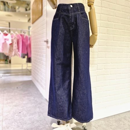 르피리와이드데님팬츠