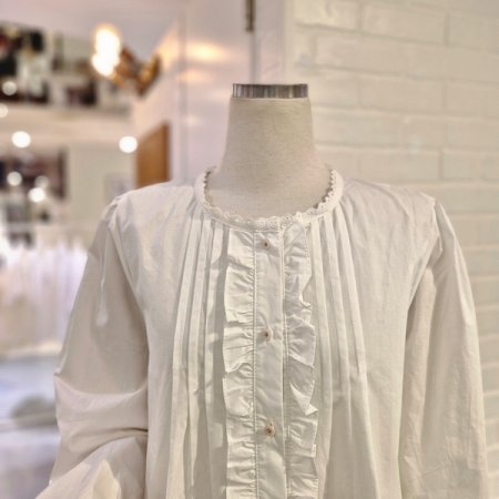 르러플단작블라우스