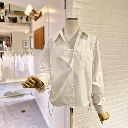 루옆스트링코튼세트셔츠