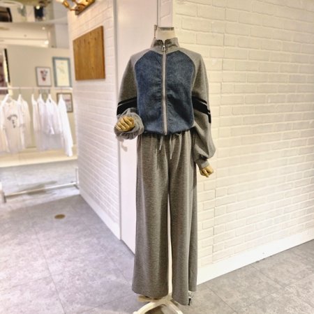 르데님배색트레이닝복