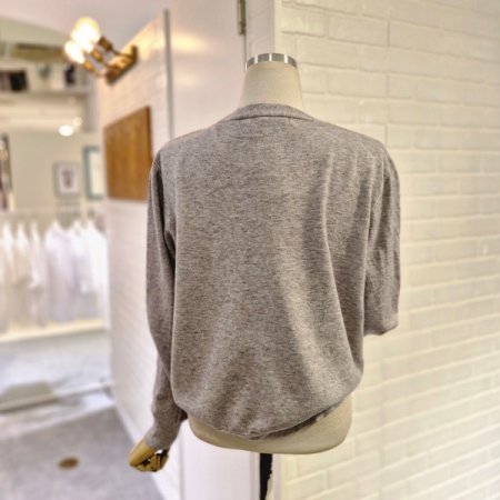 르리본자수V넥가디건