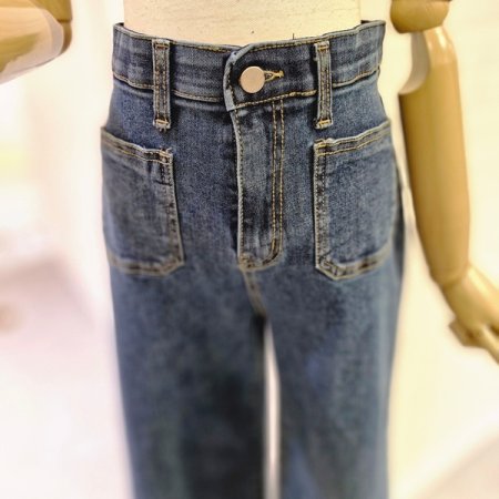 로앞포켓세미부츠컷팬츠