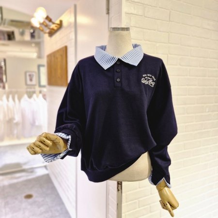 르셔츠배색티셔츠