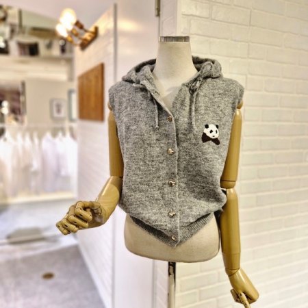 르팬더후드니트조끼