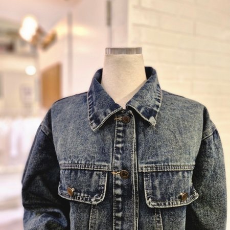 르스트링데님자켓