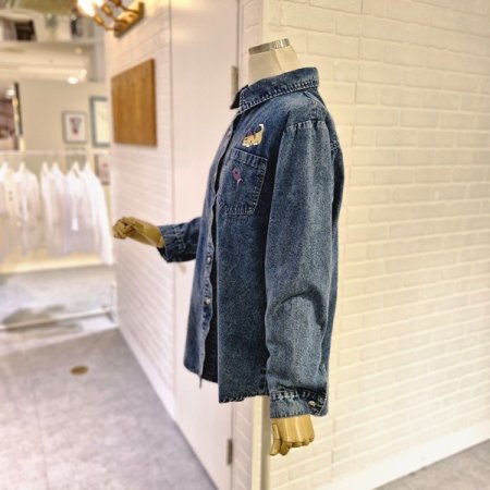 르피캣데님셔츠