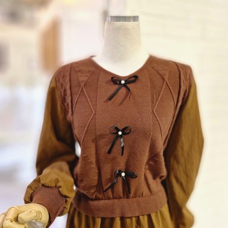 르앞리본원피스