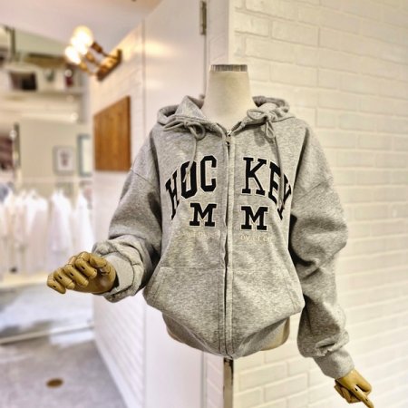 르레터링포후드집업점퍼