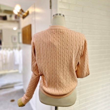 르니꽈배기니트