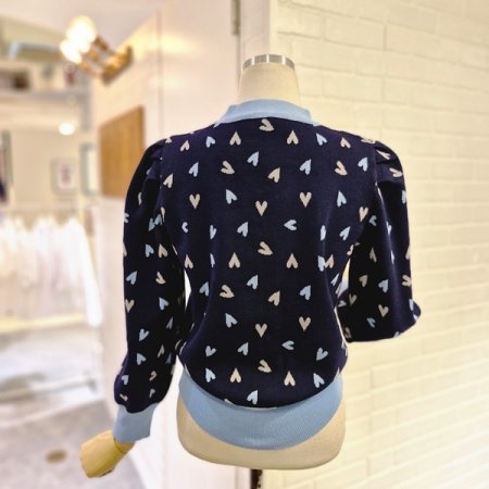 르멀티하트가디건