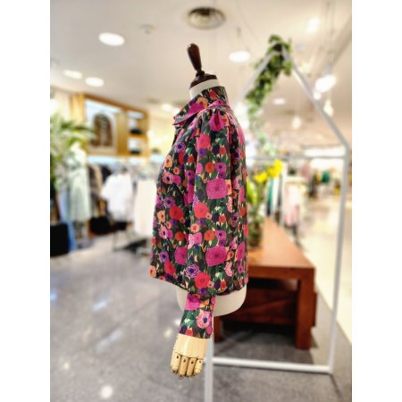 긴 잼마 블라우스