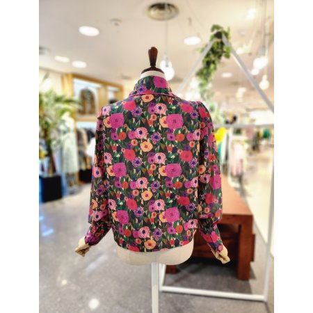 긴 잼마 블라우스