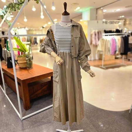 자켓카고원피스