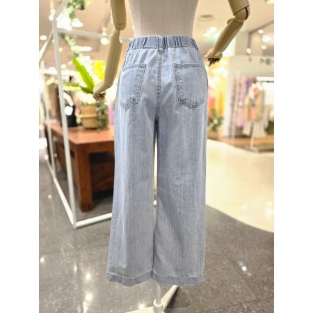 허리뒷밴딩 통일자팬츠