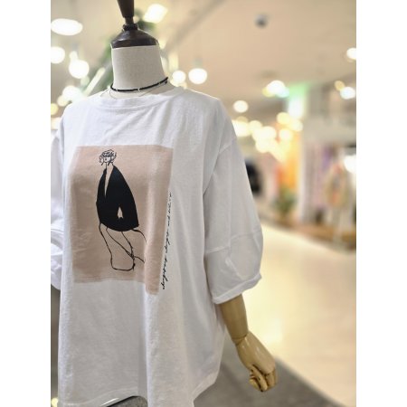 로댕스 퍼프소매티셔츠