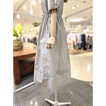 바스락 허리스트링 후드원피스