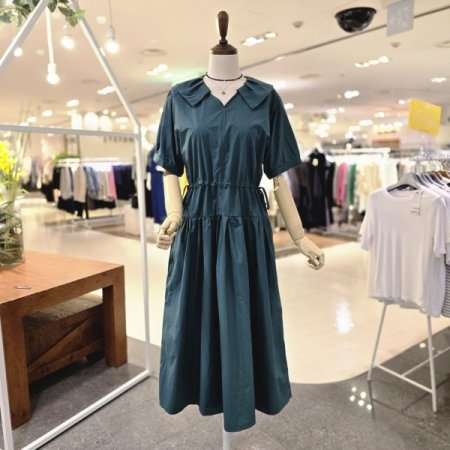 프릴양리본 원피스