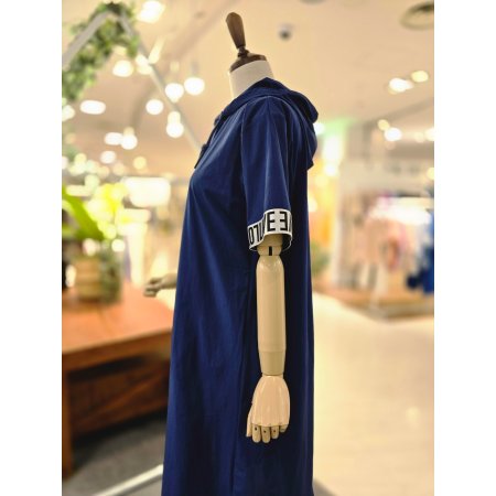 소매레터링 후드원피스