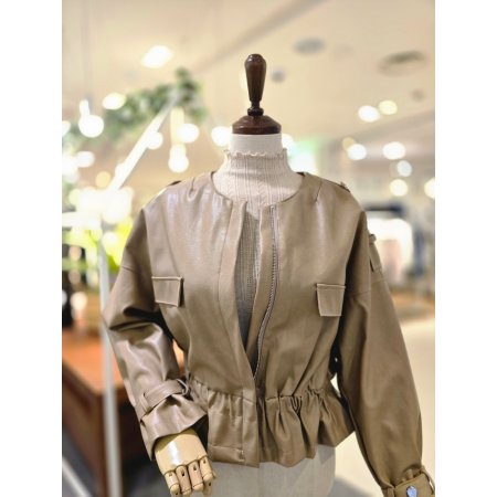 미니프릴 라이더자켓