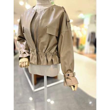 미니프릴 라이더자켓