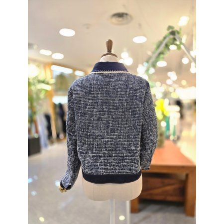 꽈배기 진 트위드자켓