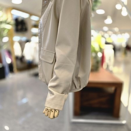 니트후드탈 라이더자켓