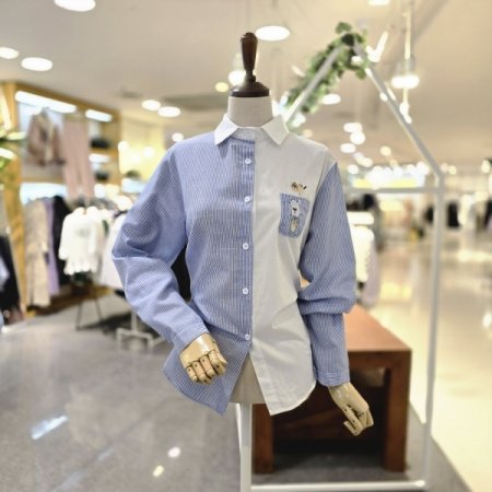 야옹이자수반반셔츠