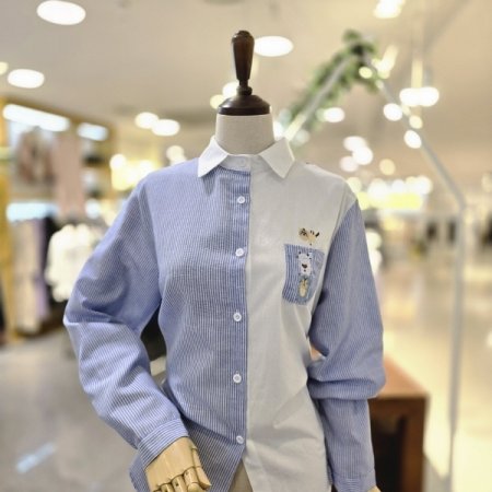 야옹이자수반반셔츠