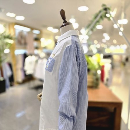 야옹이자수반반셔츠