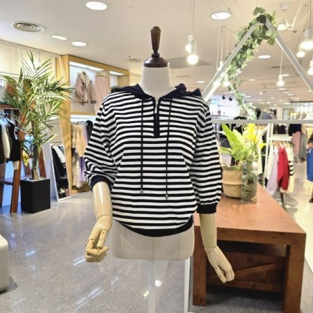 단가라지퍼후드니트