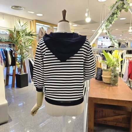 단가라지퍼후드니트