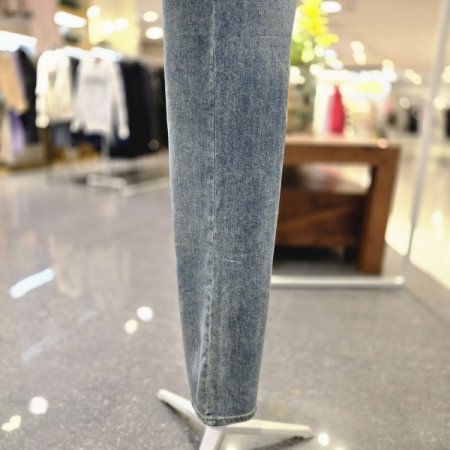 뒷밴딩일자데님팬츠