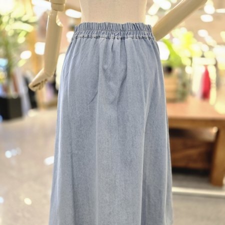 앞트임플레어데님스커트