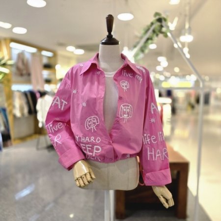 스트링레터링자수셔츠