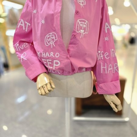 스트링레터링자수셔츠