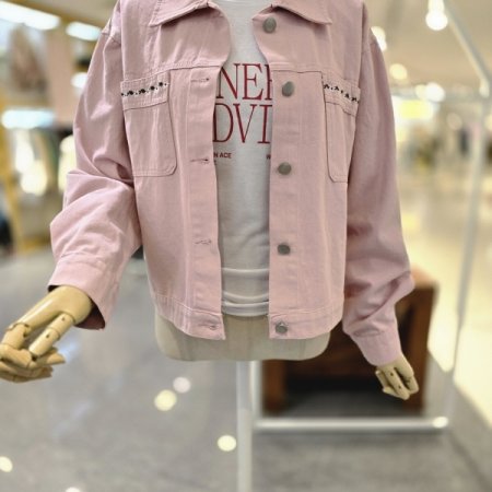 주머니꽃자수 면자켓