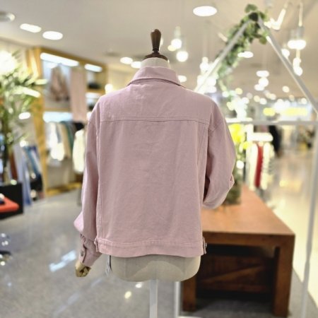 주머니꽃자수 면자켓