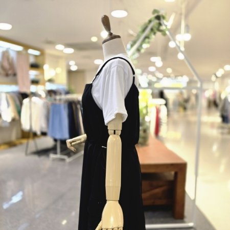 퐁듀끈나시 원피스