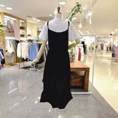 퐁듀끈나시 원피스