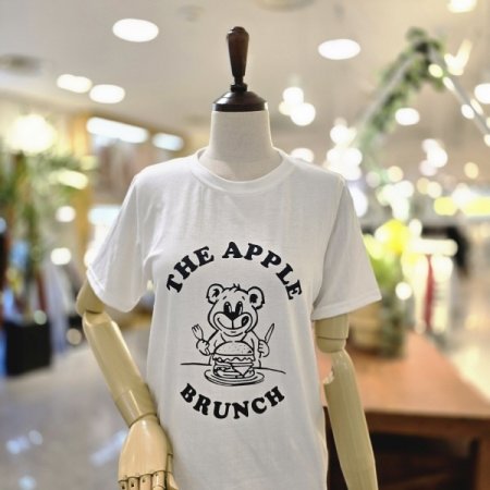 반팔애플곰 티셔츠
