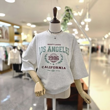 레터링 맨투맨티셔츠