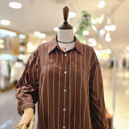 레트로 블라우스