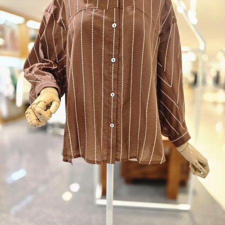 레트로 블라우스