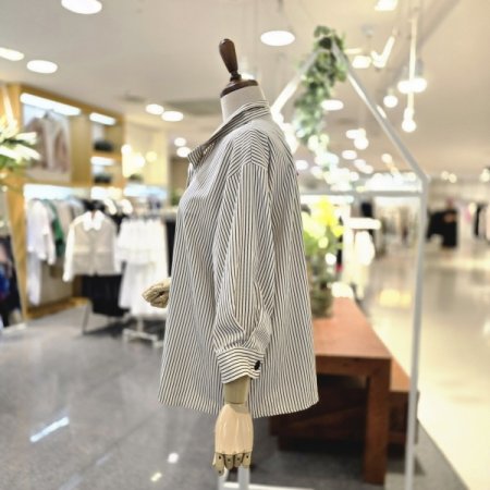 블랙빈 라인셔츠