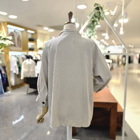 블랙빈 라인셔츠