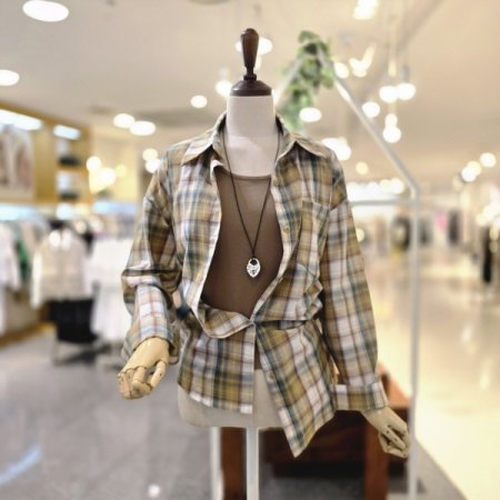 하트나시체크셔츠