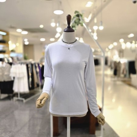 심플무지긴팔티셔츠