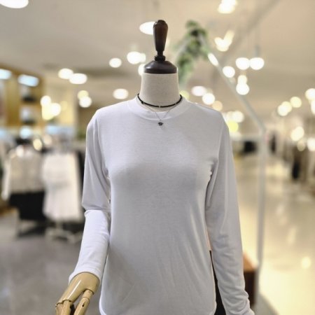 심플무지긴팔티셔츠