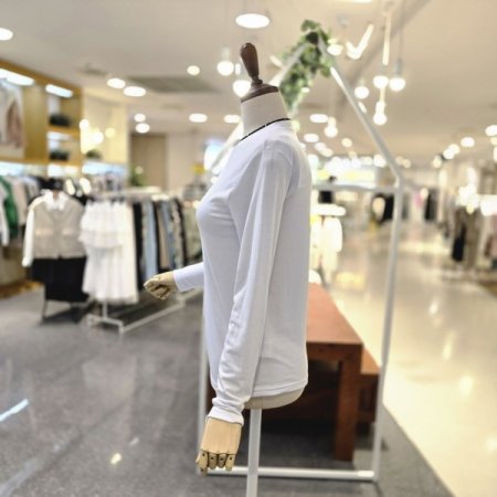 심플무지긴팔티셔츠