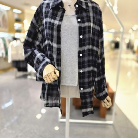 앤듀체크셔츠나시세트